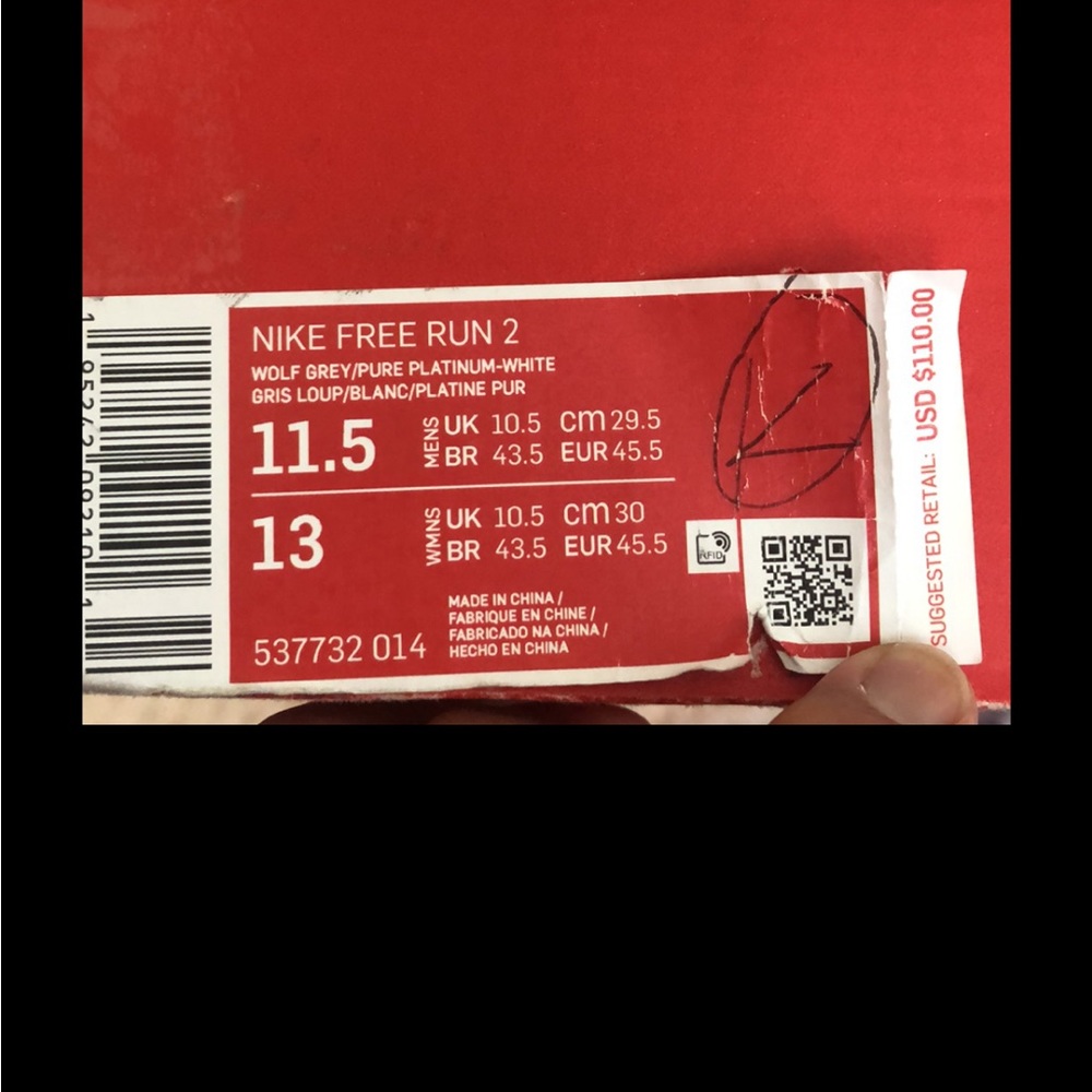 NIKE FREE RUN 2 men’s sneaker NWT